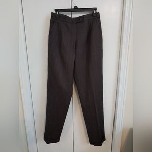 Harve Benard Sport Women's Lined Wool Pants - Black and Brown Plaid - Size 8